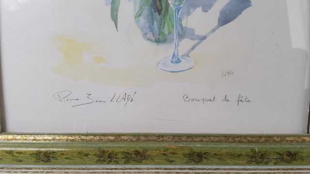 Acuarela Jean Pierre Lladó (bouquet de fete)