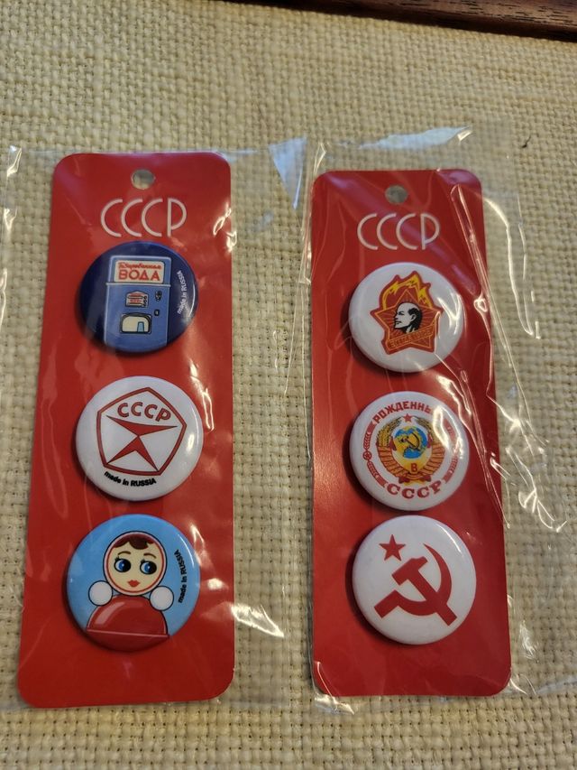 Set di spille "CCCP"