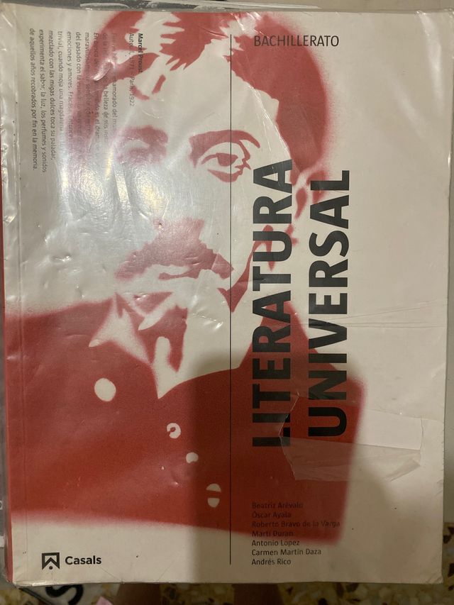 Libro de Lit. Universal 1°Bachillerato Humanidade