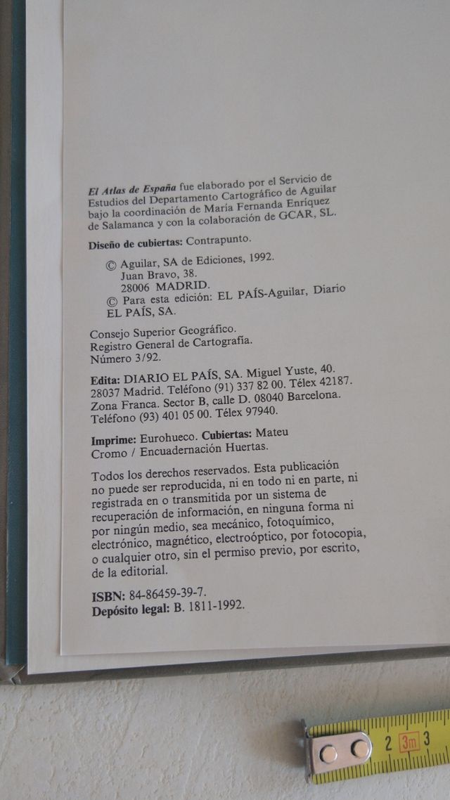 Atlas de España Tomo I