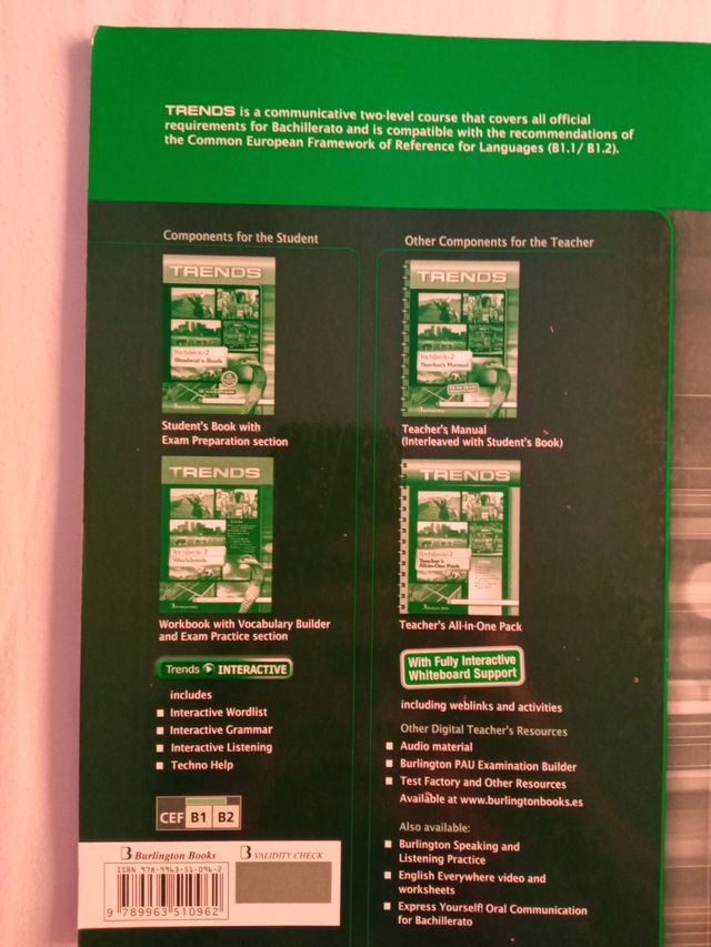 libros de inglés 2 bachillerato