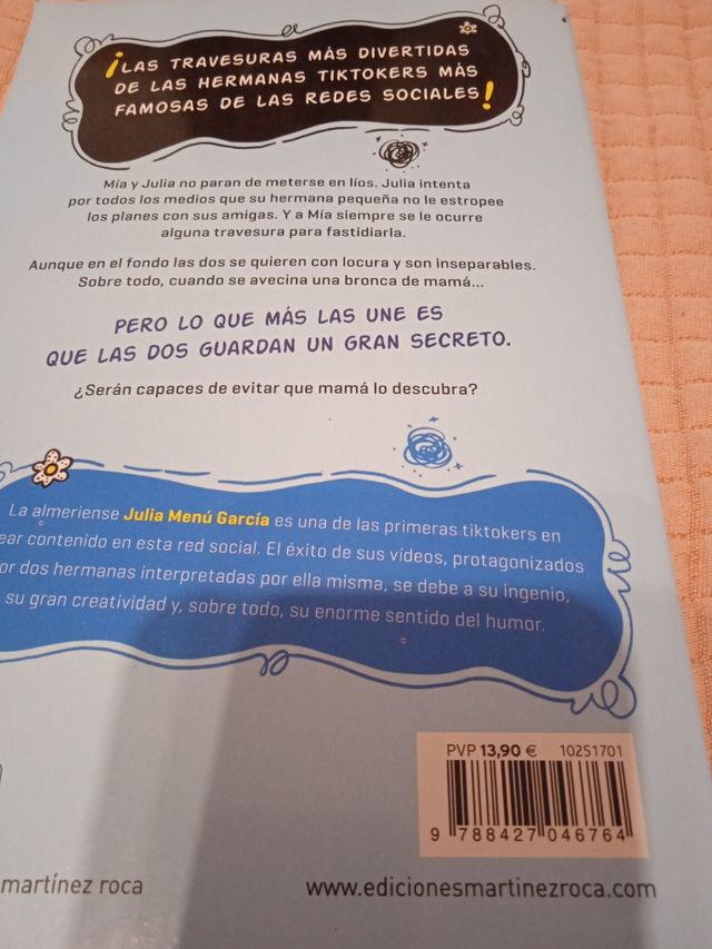 Libro Julia Menú Garcia youtuber