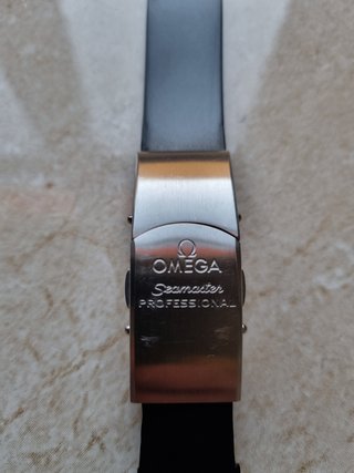 Correa caucho Omega seamaster de 
