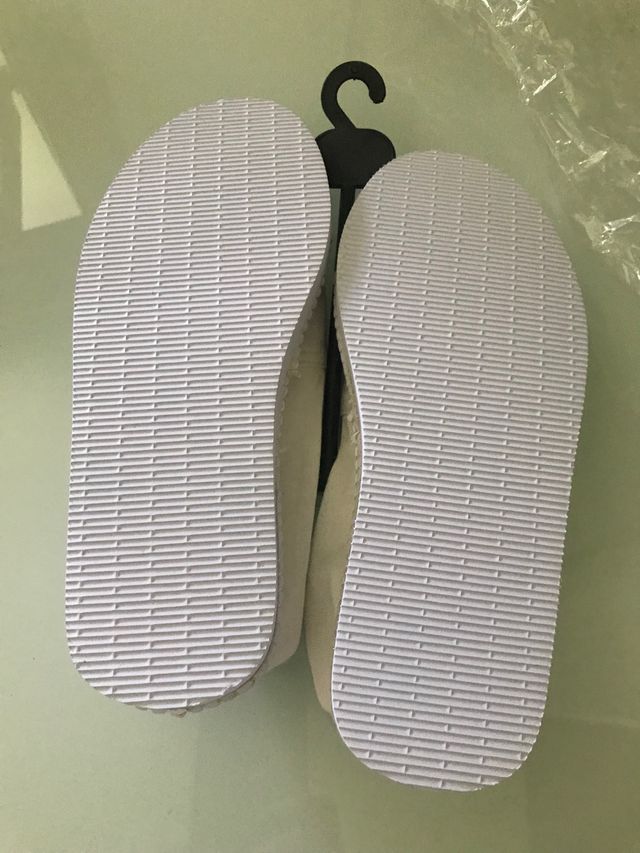 LOTE 2 pares alpargatas BRASILERAS blanca/rosa