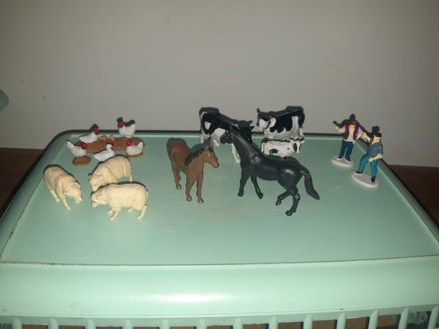 Figuritas de animales de granja