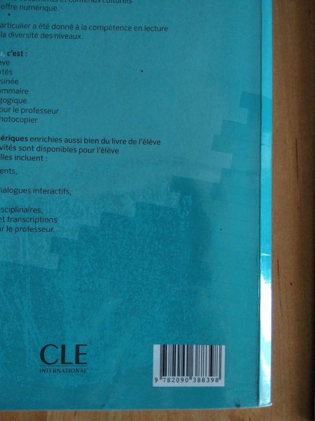 Libros de 3ESO de francés Arobase