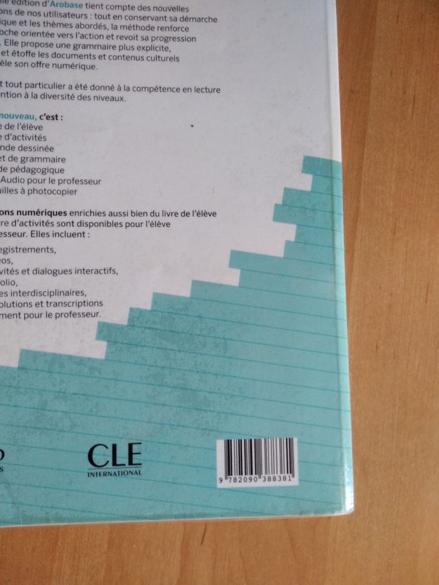 Libros de 3ESO de francés Arobase