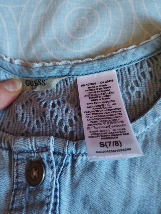 Vestido Guess vaquero niña talla 7-8