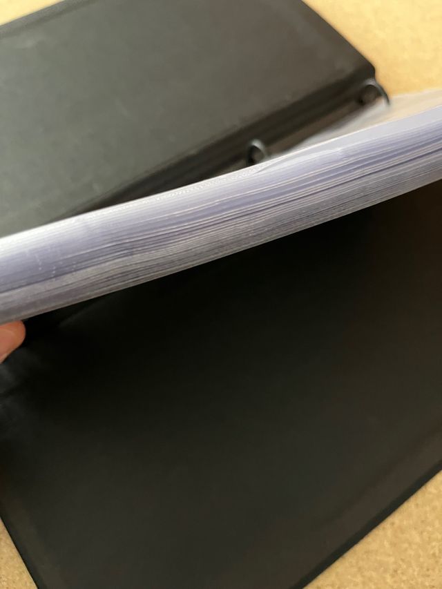 Tarjetero de anillas a estrenar