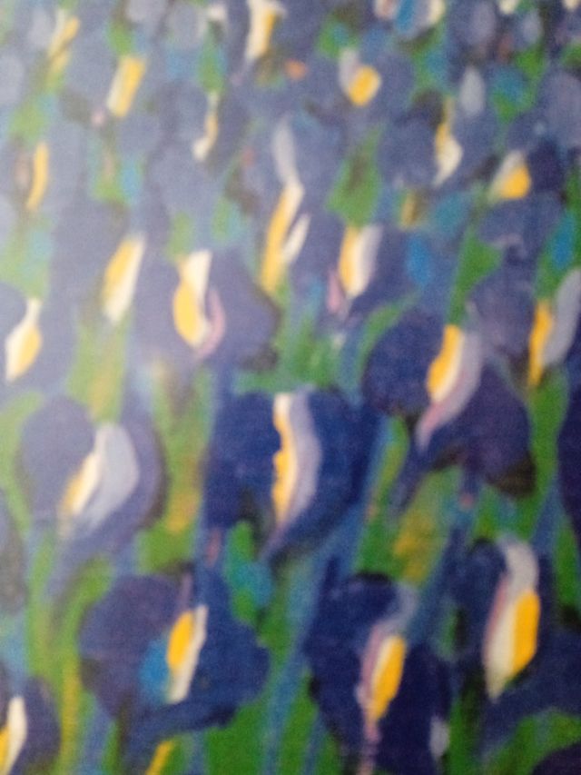 Cuadro lámina mar de lirios