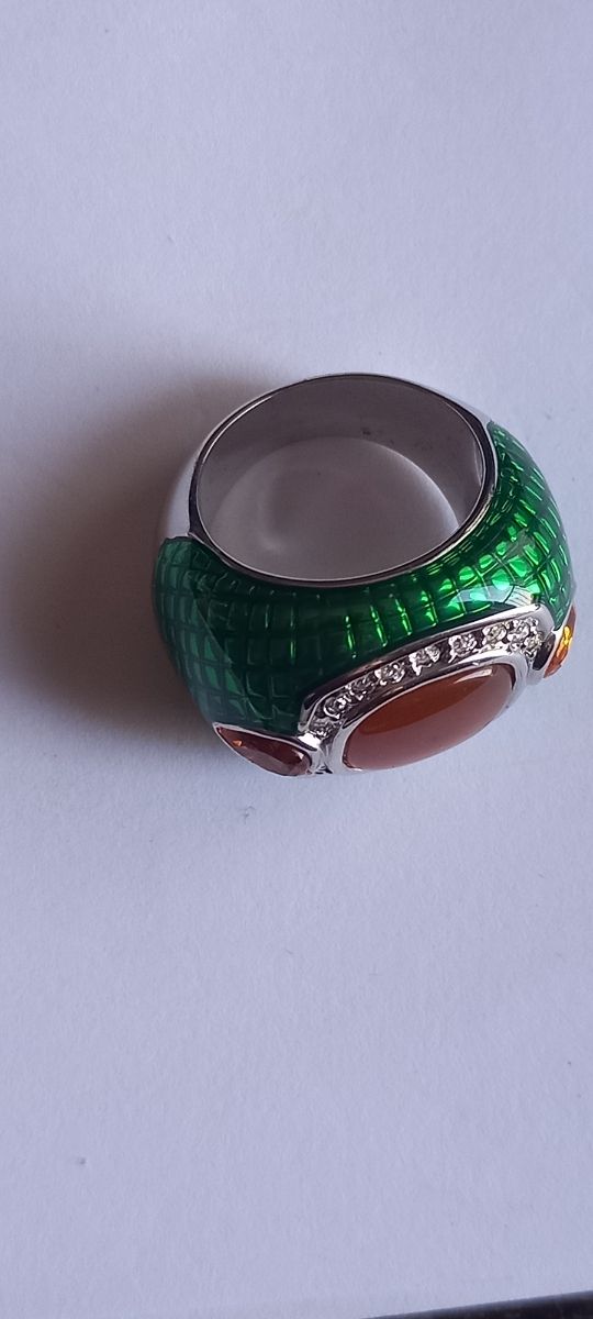 Anillo italiano de Rodio. fiesta nunca envejece