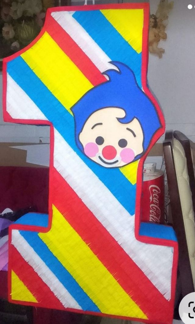 piñata payaso plim