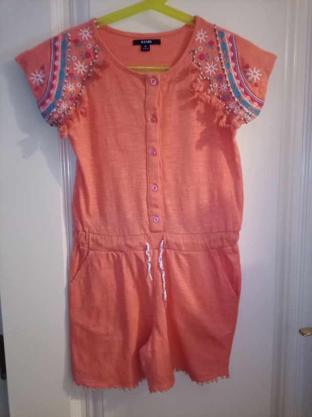 Lote 9 vestidos y monos 8 años