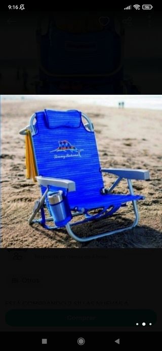 Silla Playa Tommy Bahama de segunda mano por 55 EUR en Almeiras en WALLAPOP