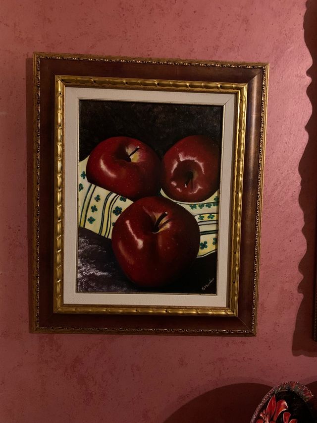 Quadro dipinto a mano con colori ad olio.