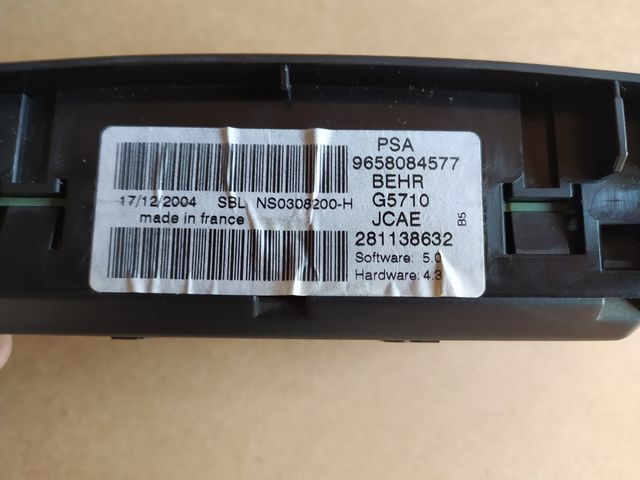 COMANDI CLIMA DISPLAY CITROEN C4 Coupe VTS 2005