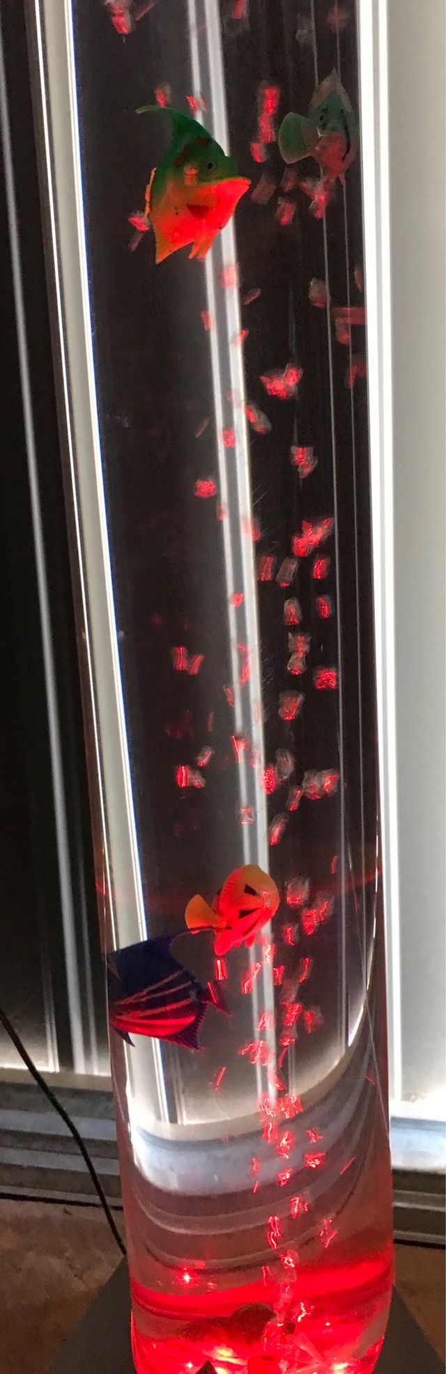 Lámpara (símil pecera)