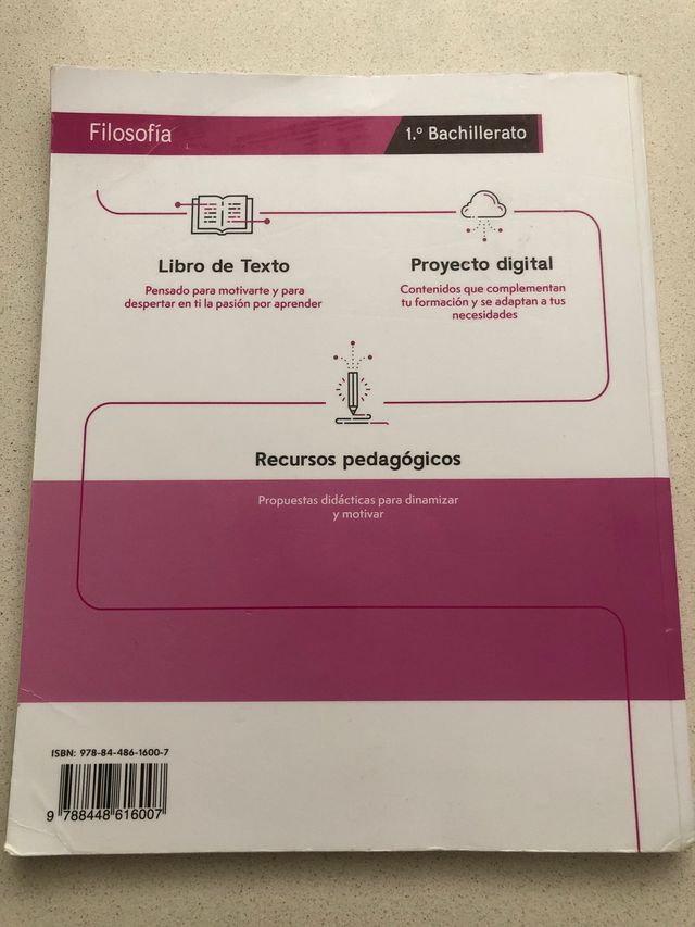 Libro filosofía 1º bachillerato