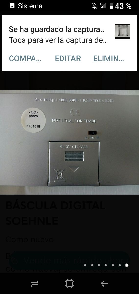 Báscula electrónica Soehnle