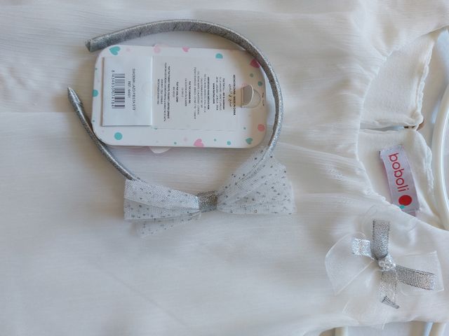 T.5 BÓBOLI CHIC vestido+diadema