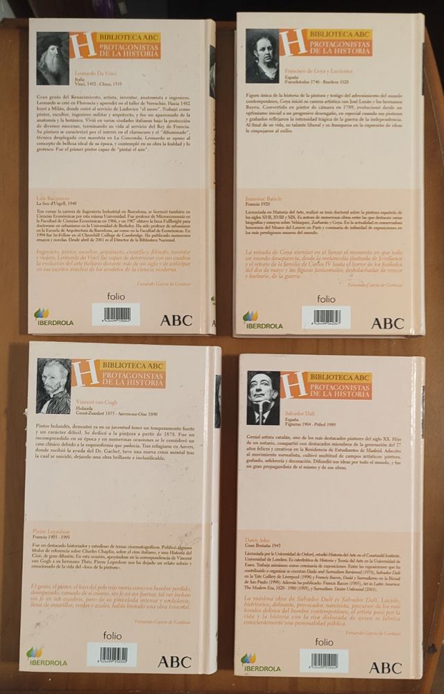 5 libros de pintores: Picasso, Dalí, da Vinci...