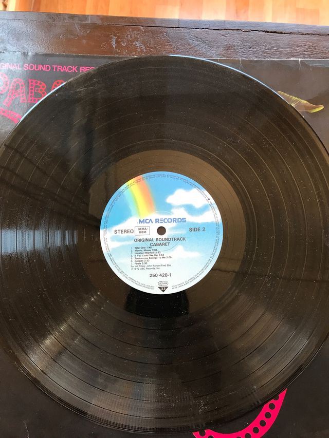 Disco vinilo original banda sonora Cabaret