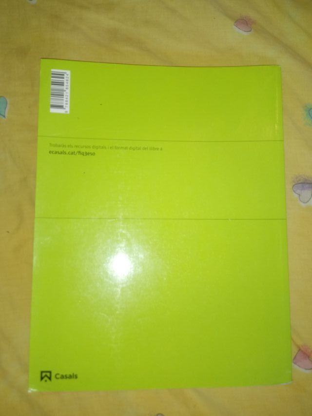 Vendo libro de Fisica i QuimicA 3 Eso