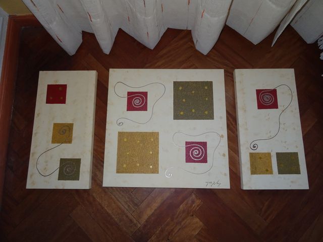 CUADROS/TRIPTICO/LIENZO