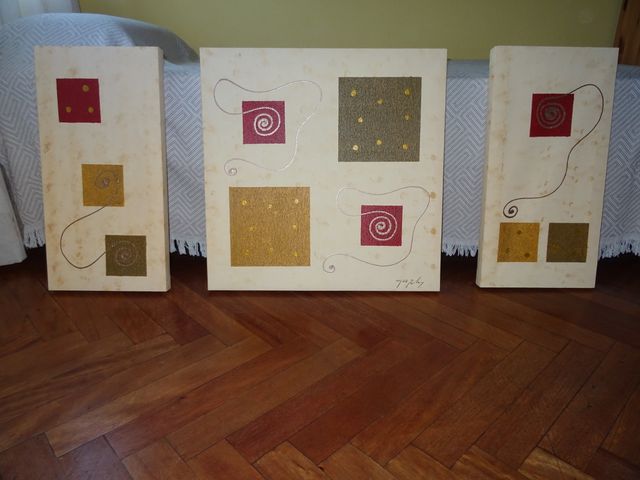 CUADROS/TRIPTICO/LIENZO