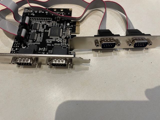 Tarjeta puerto serie para ordenador