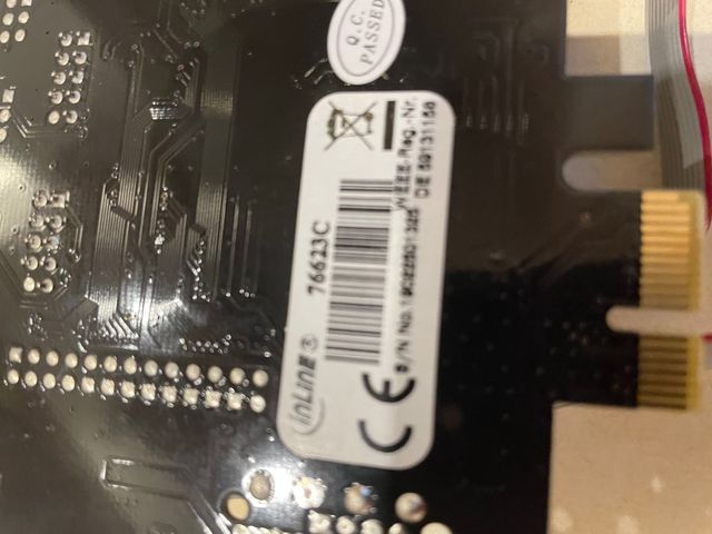 Tarjeta puerto serie para ordenador