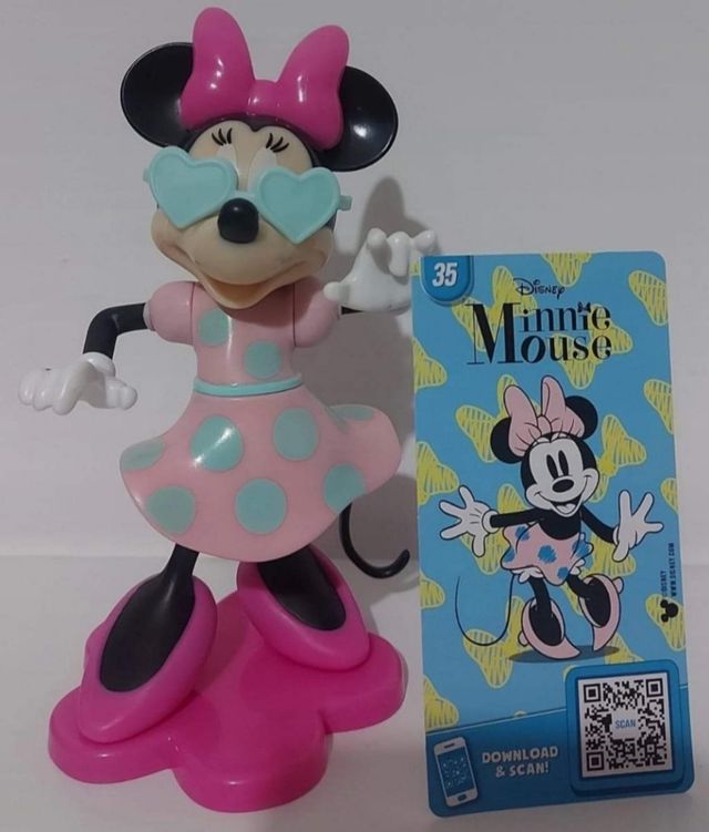 Minnie da collezione, con codice QR.