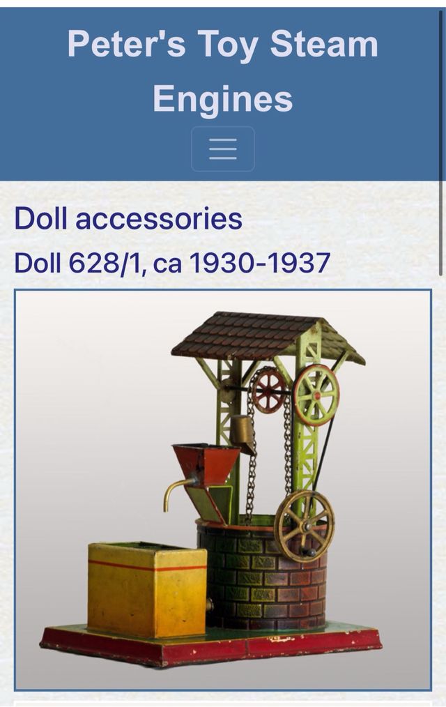 Circa año 1930 Antiguo pozo hojalata