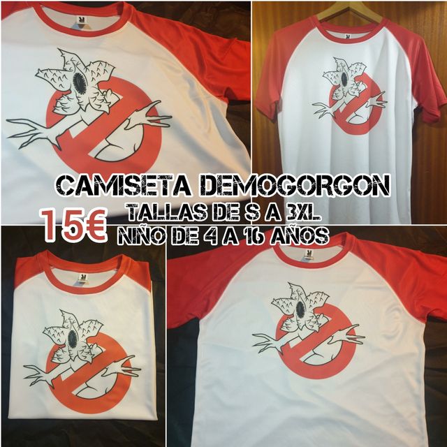 Camiseta Stranger Things Demogorgon Cazafantasmas