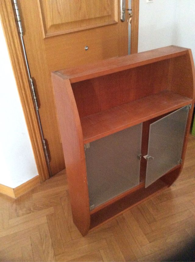 Mueble baño colgar cerezo