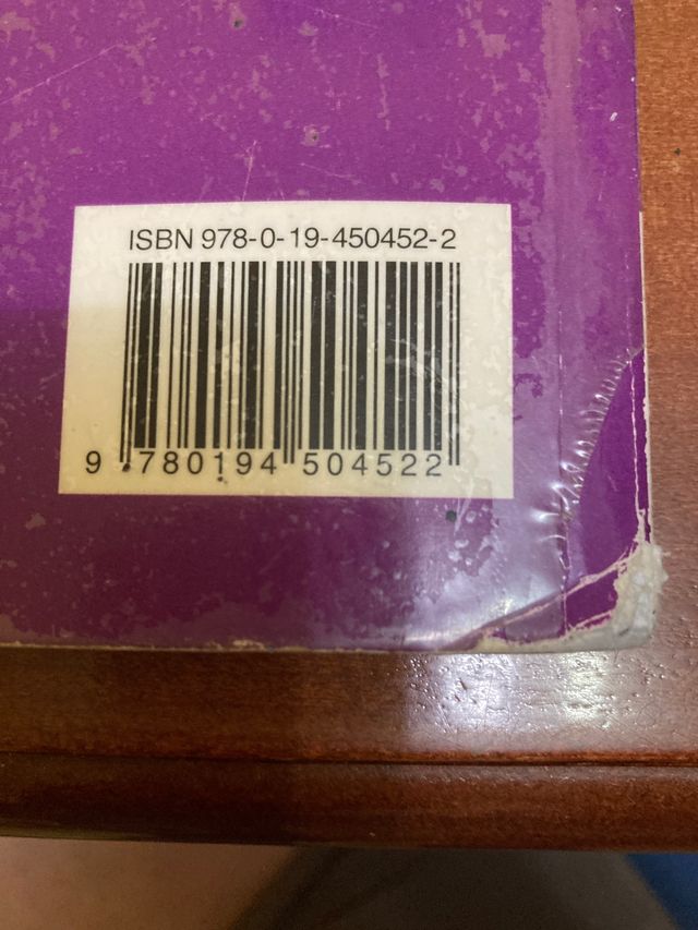 Inglés 2º Eso isbn 9780194504522