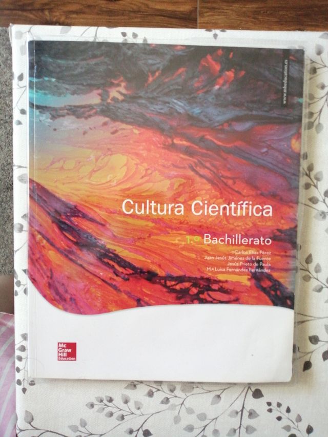 libro cultura científica 1°bachillerato