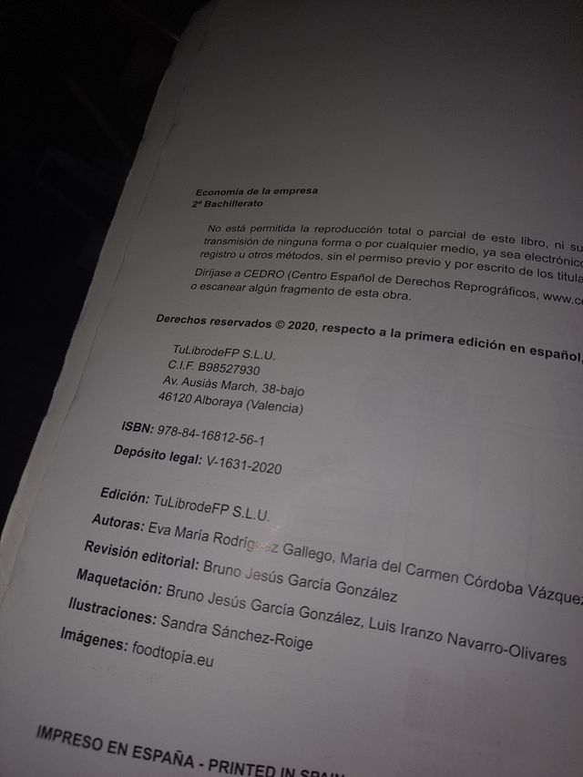 libro economía 2 bach