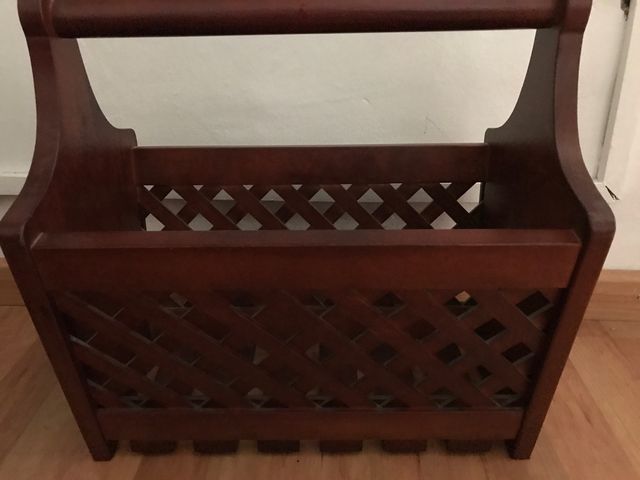 Revistero madera maciza