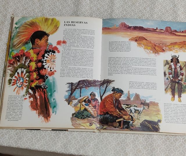 Libro usado gran formato El oeste 1976