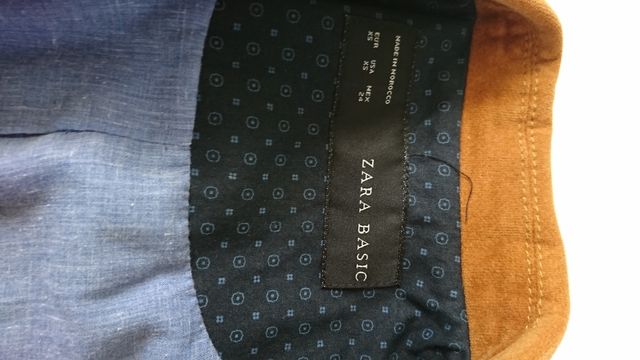 Americana de terciopelo Zara