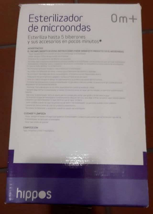 Esterilizado Biberones Microondas