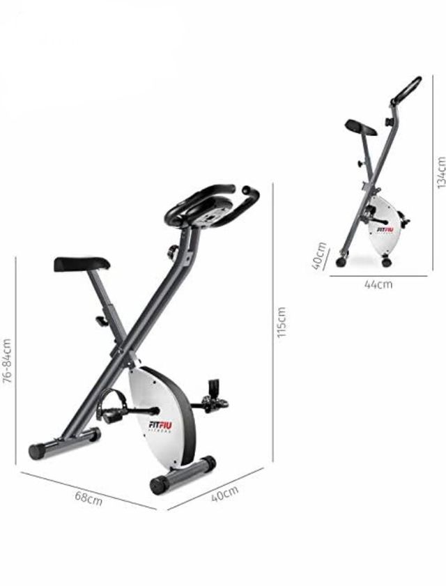 Bicicleta estática plegable (disco 8kg)