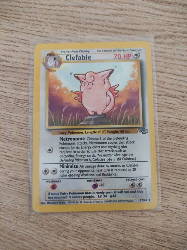 Clefable jungla inglés