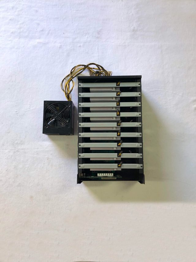 Rig minería Ethereum Classic Zil 9 P106-100 NVIDIA