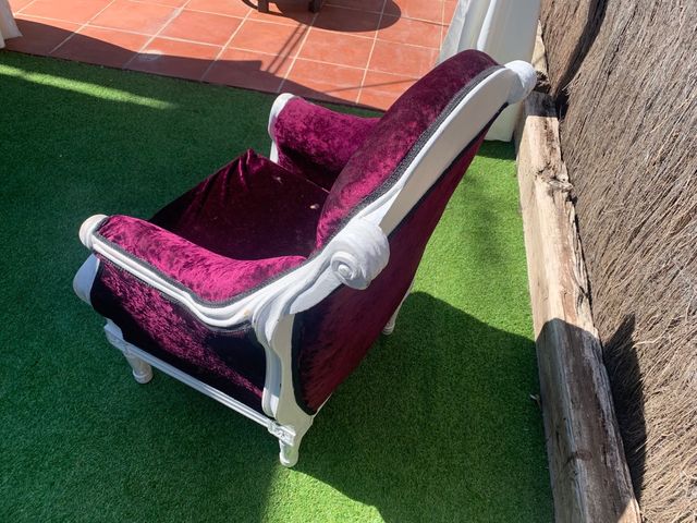 Sillon estilo Luis XV - Vintage.