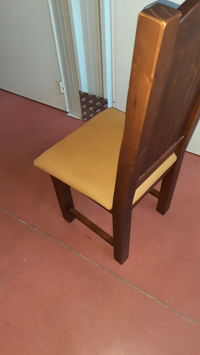 silla castellana madera maciza de calidad