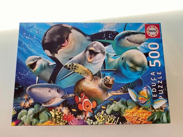 Puzzle 500 piezas "Selfie bajo el agua" nuevo
