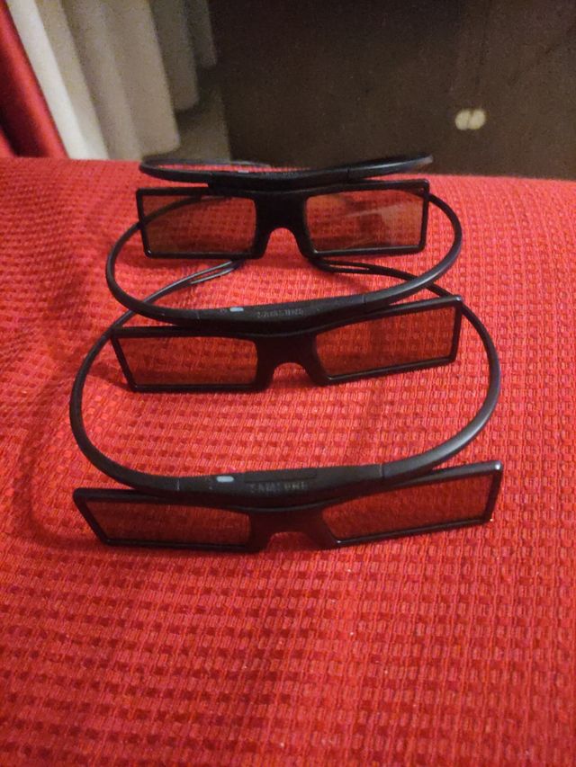 3 paia di occhiali 3d Samsung