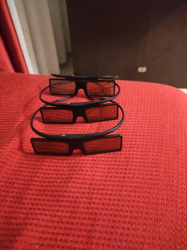 3 paia di occhiali 3d Samsung